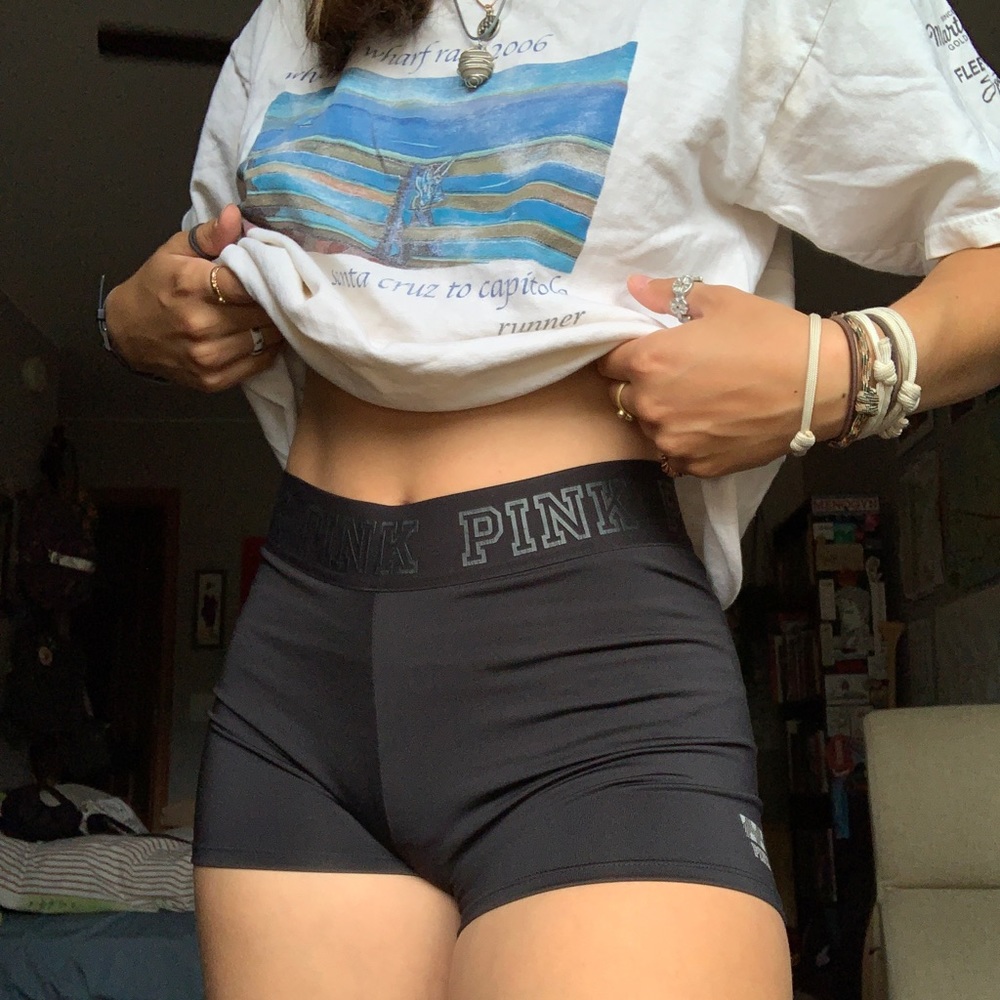 Black vs pink spandex